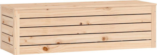 vidaXL Wooden Decorative Trunk Brown 109x36.5x33cm