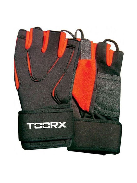 Toorx Spandex Mănuși Sport Pentru Bărbați Sala De Sport Negre