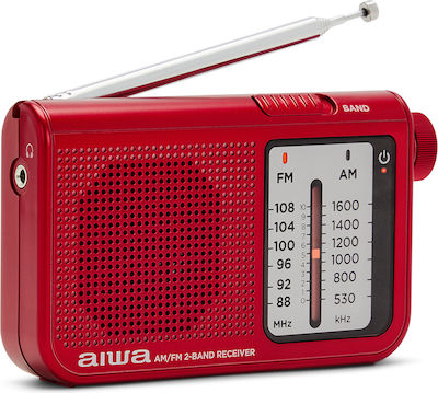 Aiwa RS-55 Ραδιοφωνάκι Μπαταρίας Κόκκινο