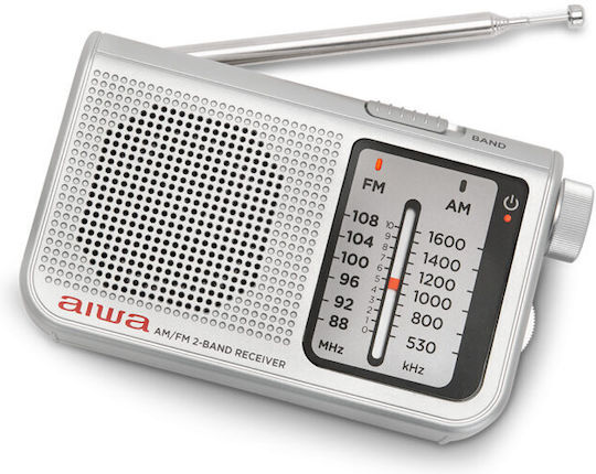 Aiwa RS-55 Ραδιοφωνάκι Μπαταρίας Ασημί