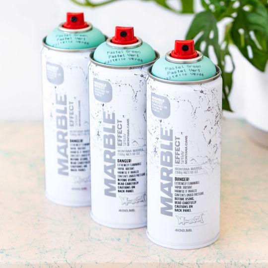 Montana Cans Spray Farbe Marble Effect Silber 400ml