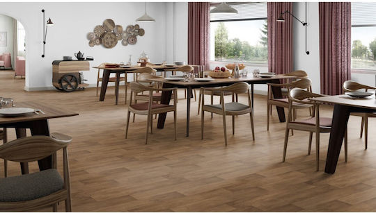 Tarkett Plastikboden PVC Meteor 70 Elegant Oak Dark Brown 0.7mm in Rolle mit Breite 4m (Preis pro m²)