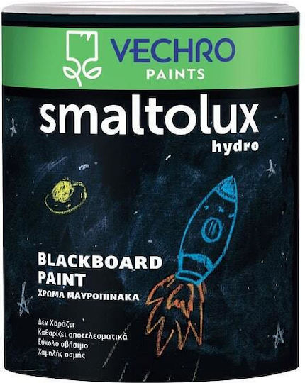 Vechro Acrilyc Colour Ecological Water Smaltolux Hydro Blackboard Paint 0.375lt Black Matt