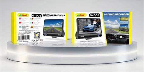 Andowl Qdc5 1080P Windshield Car DVR, Display