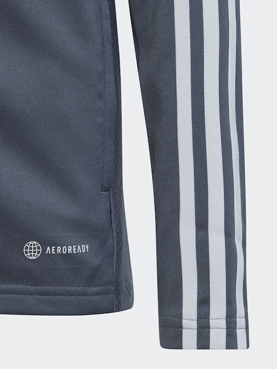 Adidas Kinder-Strickjacken Graue 23 League Training Jacke