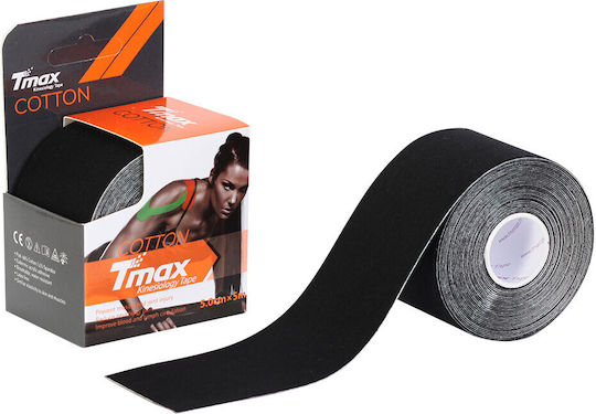 OrthoDynamic Titan Cotton Kinesiology Tape 5cm x 5m Black
