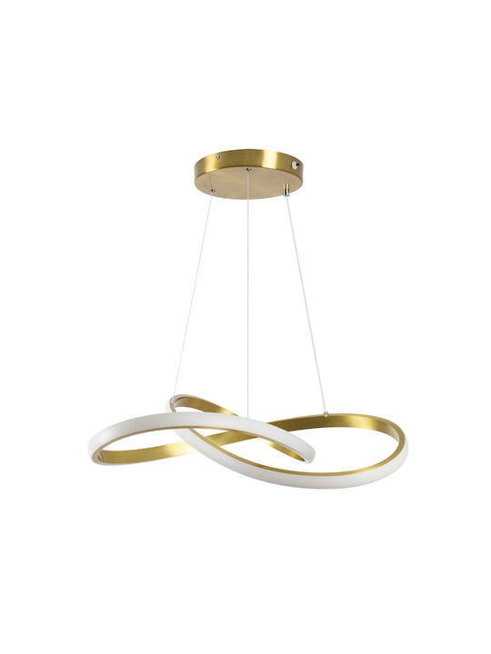 GloboStar Dexter Pendant Light Gold 56x56x14cm