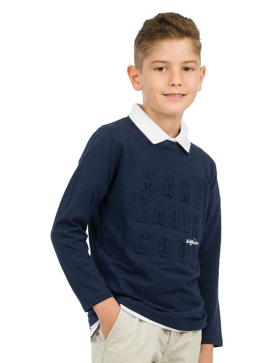 Energiers Kids Blouse Long Sleeve Blue