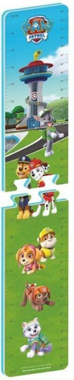 Foam Kids Growth Height Chart with Design Animals Paw Patrol Multicolour 150cm