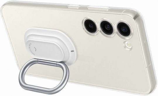 Samsung Clear Gadge Cover Umschlag Rückseite Silikon Transparent (Galaxy S23)
