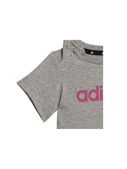 Adidas Kids Set with Shorts Summer 2pcs Gray