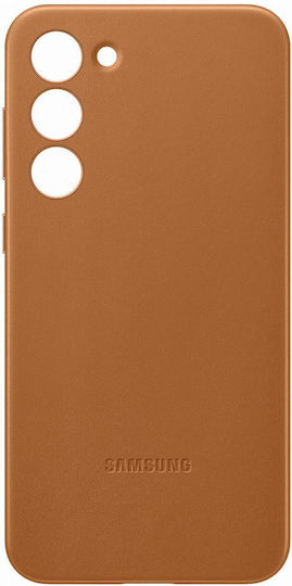 Samsung Leather Cover Задна корица Кожа Camel (Galaxy S23+)