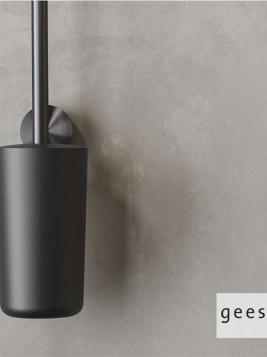 Geesa Opal Πλαστικό Πιγκάλ Μπάνιου Black Brushed