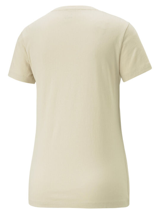 Γυναικείο T-shirt Animal Print Μπεζ