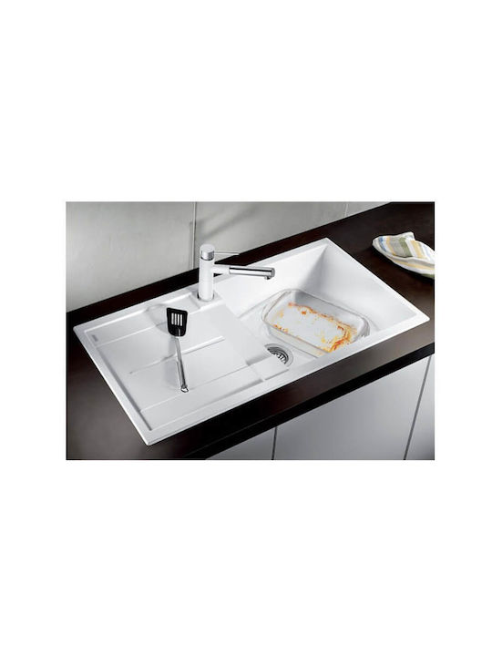 Blanco Metra XL 6 S 527124 Drop-In Sink Synthetic Granite W100xD50cm Soft White