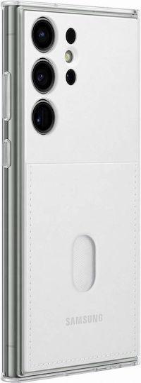 Samsung Задна корица Силикон Бял (Galaxy S23 Ultra)
