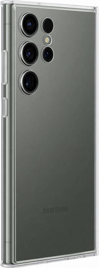 Samsung Задна корица Силикон Бял (Galaxy S23 Ultra)
