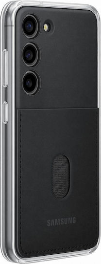 Samsung Back Cover Silicone with Card Slot Black (Galaxy S23)