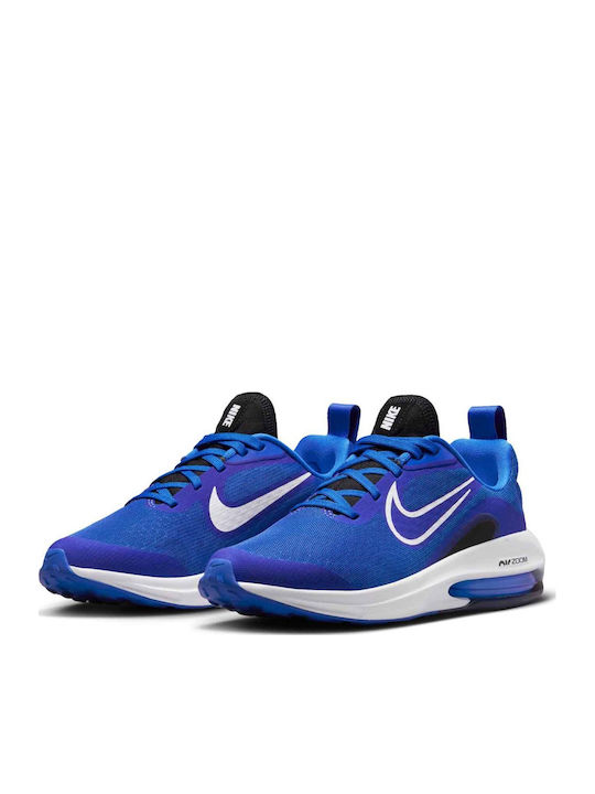 Air Zoom Arcadia Gs Kids Sports Shoes Running with Laces Blue