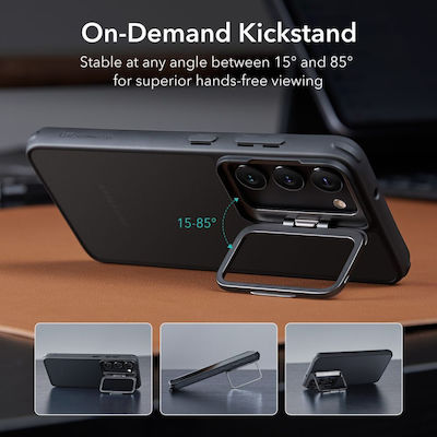 ESR Classic Kickstand Coperta din spate Silicon Frosted Black (Galaxy S23+)