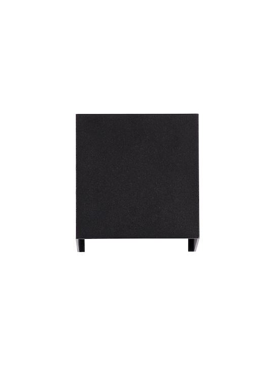 GloboStar Axis-S Επιτοίχια Εξωτερική Πλαφονιέρα LED IP65 10W με Φυσικό Λευκό Φως Διπλής Δέσμης 10x10x10εκ.