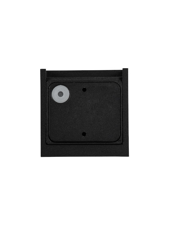 GloboStar Axis-S Wall-Mounted Outdoor Ceiling Light LED IP65 10W with Warm White Light Double Beam 10x10x10εκ.