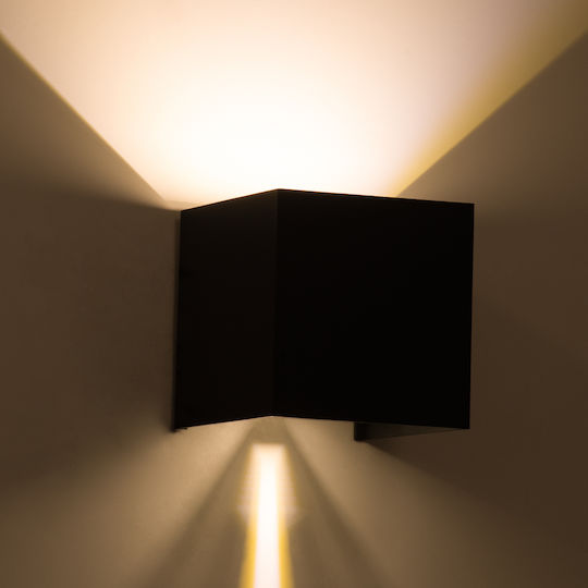 GloboStar Axis-S Στεγανή Πλαφονιέρα LED 10W 10x10x10εκ.