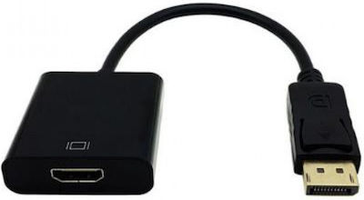 Amarad Konverter DisplayPort männlich zu HDMI weiblich Schwarz 1Stück (11.2.25)