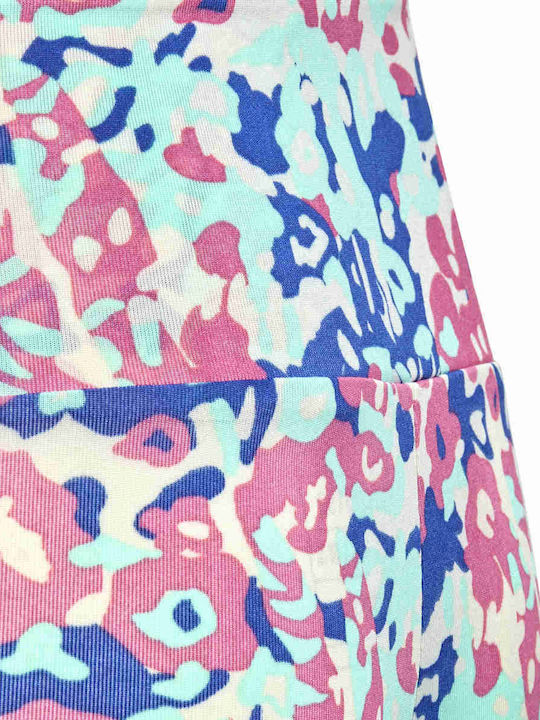 Kids Legging Sports Cropped Blue Aeroready