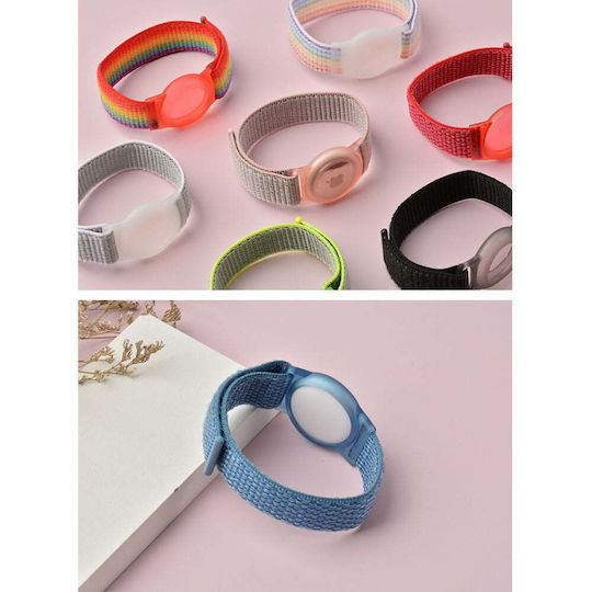 Tech-Protect Nylon Strap Калъф за китката за AirTag в Син цвят