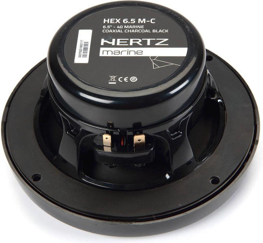 Hertz Marine Speaker Set HEX 6.5 M-C 6.5" with 100W RMS Black