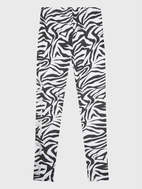 Guess Leggings pentru Copii Lung Alb