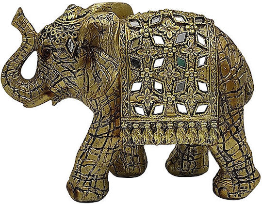 Karvounis Decorative Elephant Polyresin 17x7.5x12.5cm 1pcs