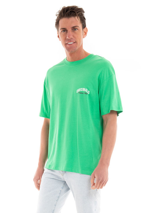 Jack & Jones T-shirt Bărbătesc cu Mânecă Scurtă Verde