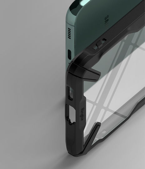 Ringke Fusion X Back Cover Πλαστικό / Σιλικόνης 2mm Μαύρο (Galaxy S23+)