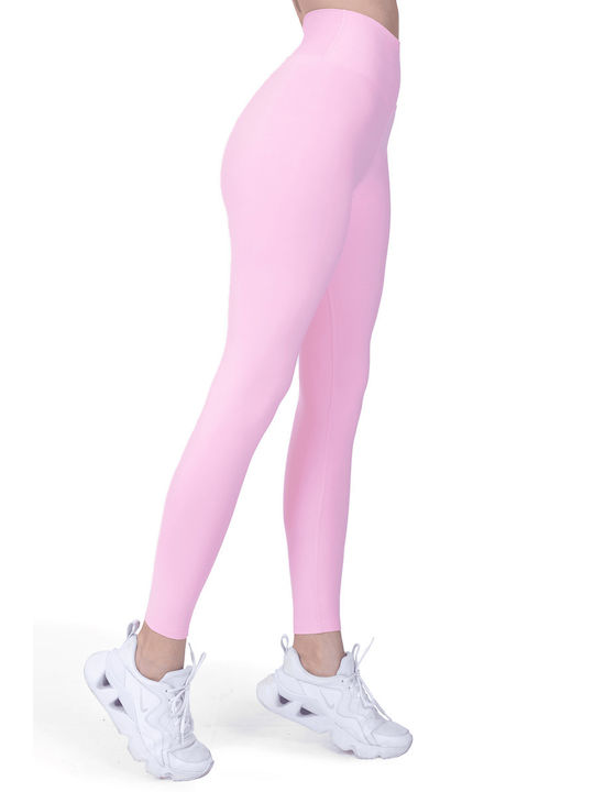 Superstacy Women's Long Training Legging High Waisted Pink