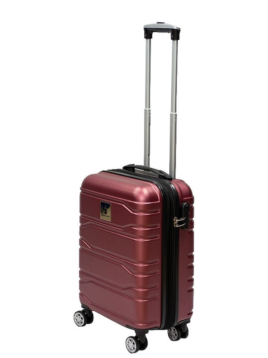 Forecast Cabin Hard Red Suitcase With 4 Wheels Height 55cm