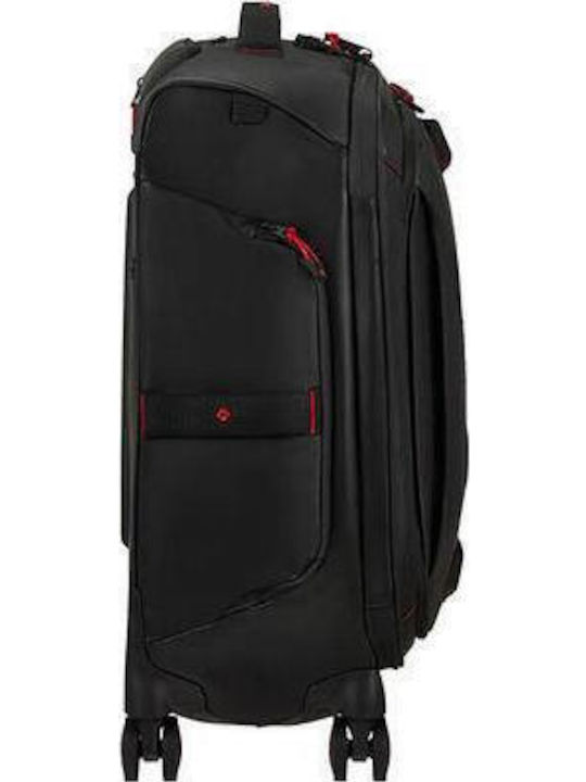 Samsonite Ecodiver Cabin Fabric Black Suitcase with 4 Wheels Height 55cm