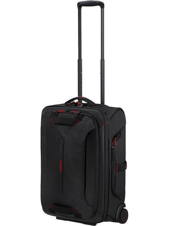 Samsonite Ecodiver Βαλίτσα Ταξιδίου Καμπίνας Υφασμάτινη Μαύρη με 2 Ρόδες Ύψους 55εκ.