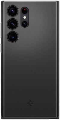 Spigen Thin Fit Umschlag Rückseite Kunststoff Schwarz (Galaxy S23 Ultra) ACS05609