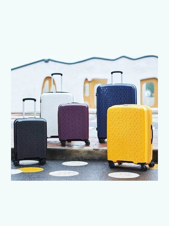 Verage GM18106W Cabin Hard Blue Travel Suitcase With 4 Wheels Height 53cm