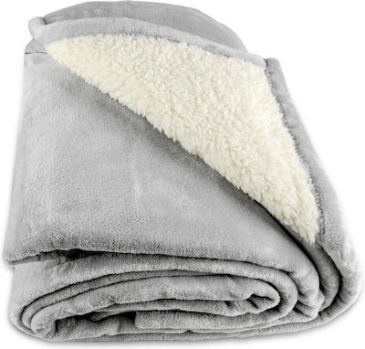 Gotie GKE-200S Semi Double Electric Washable Blanket with Timer Grey 120W 130x180cm