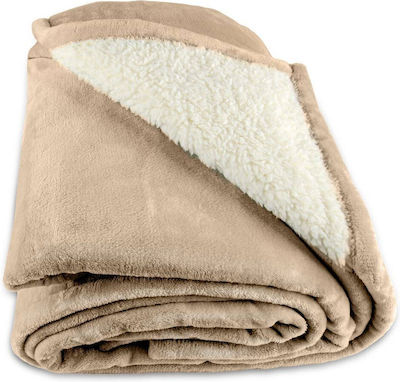 Gotie GKE-200G Semi Double Electric Washable Blanket with Timer Beige 120W 130x180cm