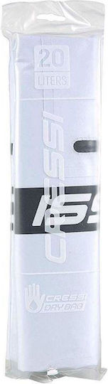 CressiSub Premium Trockentasche Umhängetasche 20lt Weiß