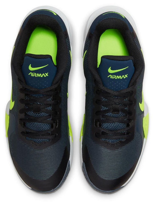 Air Max Impact 4 Χαμηλά Μπασκετικά Παπούτσια Black / Armory Navy / Pure Platinum / Volt