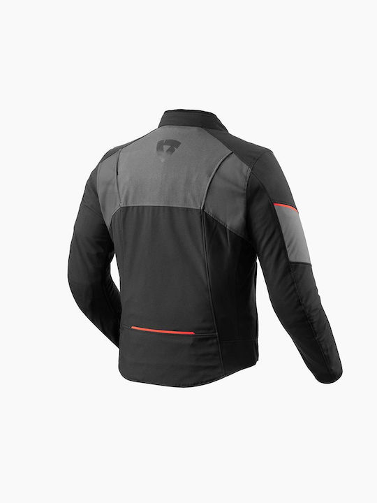 Rev'IT Catalyst H2O Winter Herren Motorradjacke Wasserdicht Black/Grey