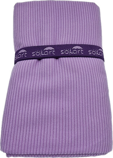 Solart Microfiber Body Towel 220gr/m² Purple 175x110cm