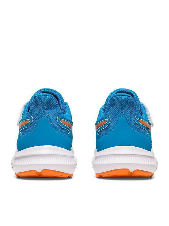 Jolt 4 Ps Kids Sports Shoes Running with Hoop & Loop Closure Blue