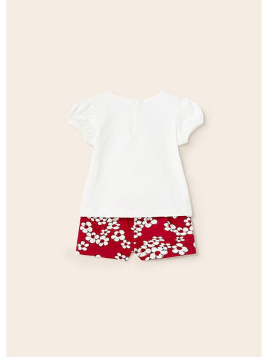 Mayoral Kids Set with Shorts Summer 2pcs Red