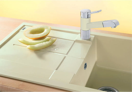 Blanco Metra 5 S 527110 Drop-In Мивка от Синтетичен Гранит Ш86xД50см Soft White